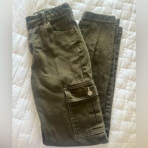Army green cargo pants